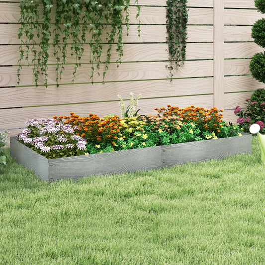 6-Pack 600 cm Galvanized Metal Landscape Edging for Lawn Pathway