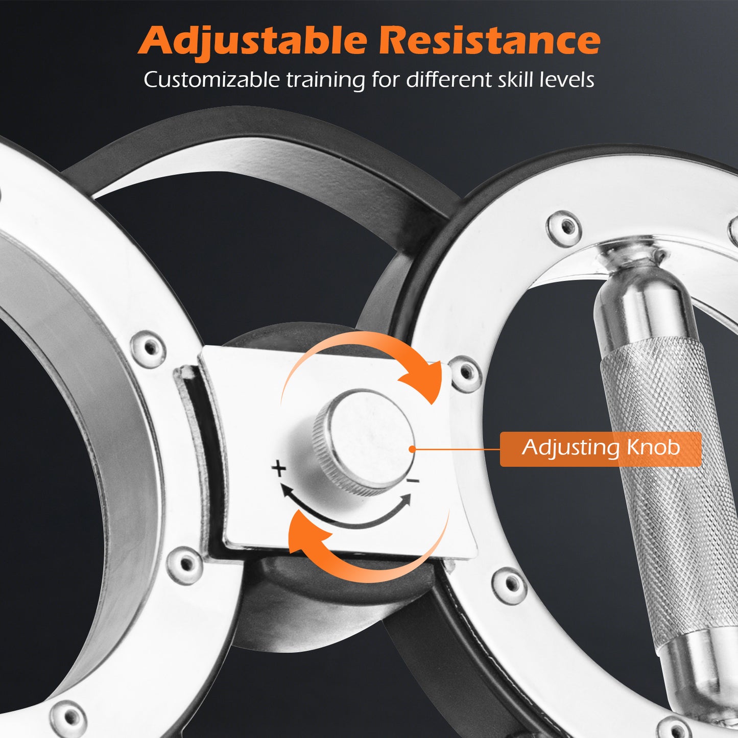 Arm Workout Equipment with Adjustable Resistance for Men and Women