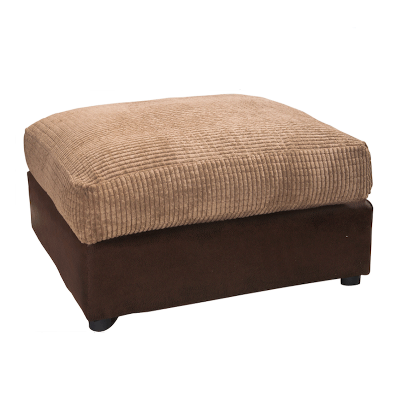 Aruba Black and Grey Fabric 2 Seater Sofa