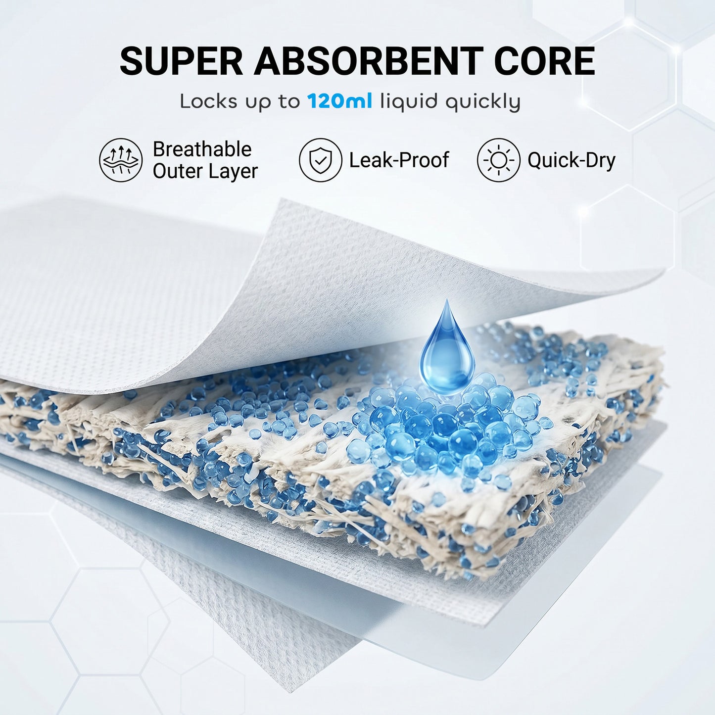 PawHut Dog Diapers Super Absorbent Leak-Proof Dog Nappies for Male Dogs Size XS 20-28 cm Waist