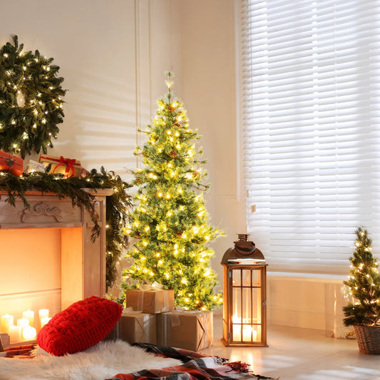 Artificial Christmas Tree with Branch Tips and Needles-180 cm