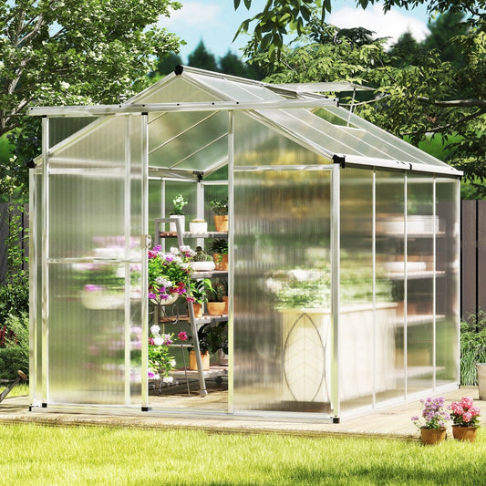 185 x 185 cm/244 x 185 cm Greenhouse Large Walk-in Green House-M