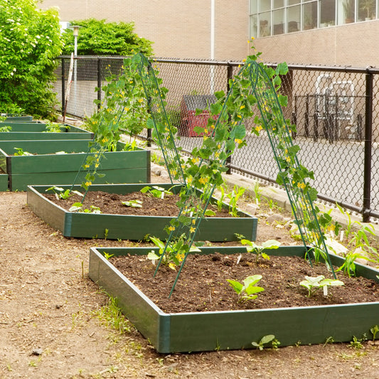 2/4 Pack Metal Garden Trellis for Climbing Plants-Set of 4