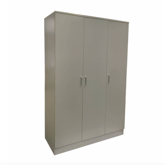 Wardrobe SLEEK 3 Door Wardrobe Grey 120cm