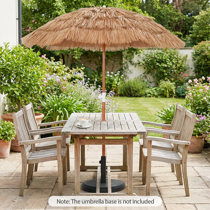 1.9 M Thatched Patio Umbrella with Carrying Bag