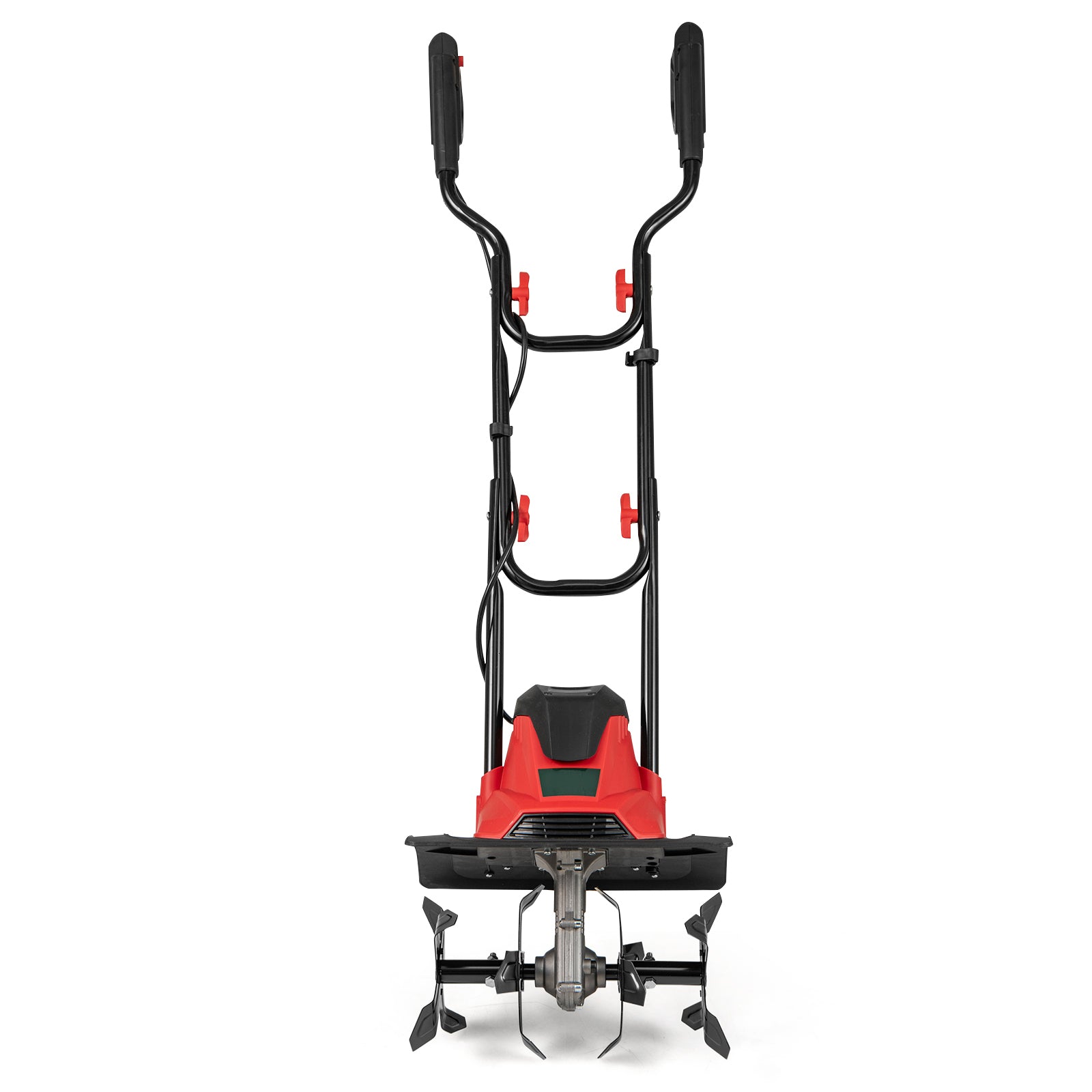 1200W Powerful Foldable Garden Rototiller for Lawn Soil Digging-Red