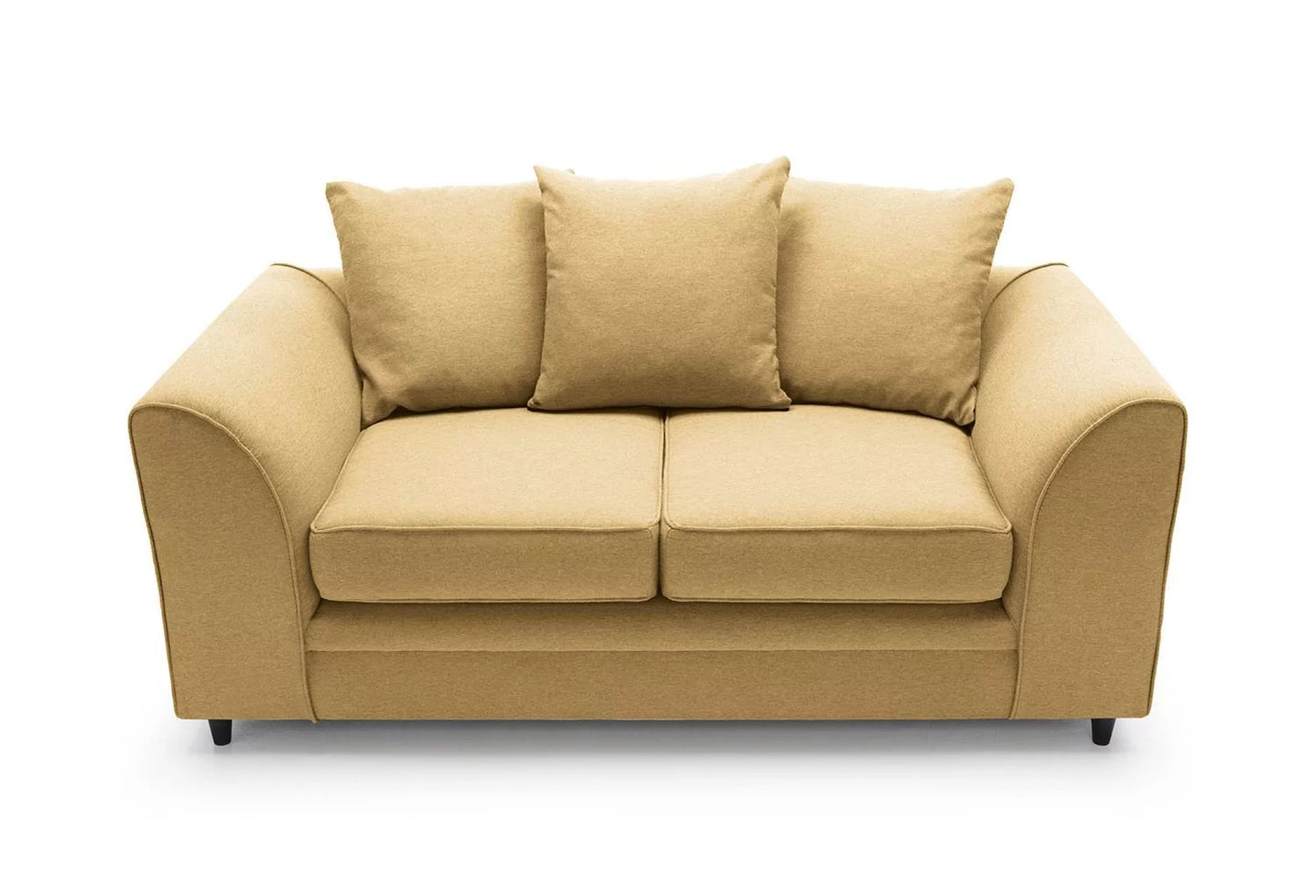 Dorota II Fabric Corner Sofa - Mustard