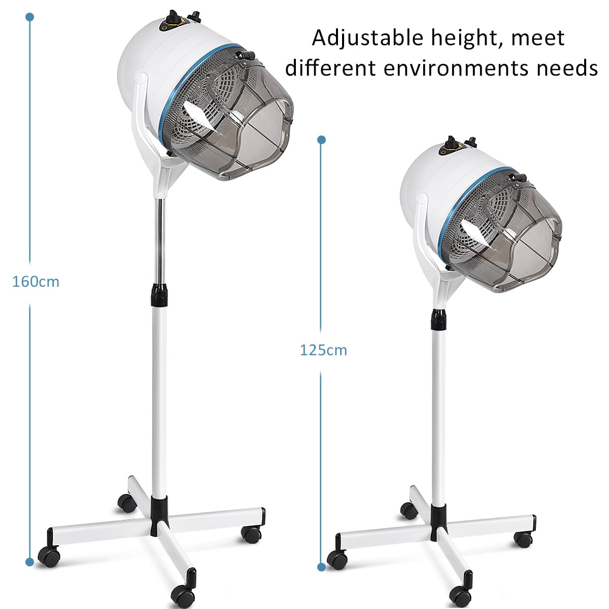 Professional Portable Hood Hairdryer with Stand