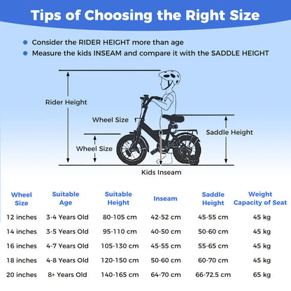 14 Inch Kids Bike with Dual Brakes for 3-5 Years Checkered Racing Series Blue