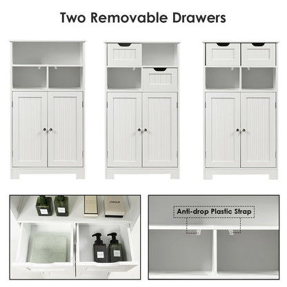 Floor Standing Utility Cabinet with Adjustable Drawers