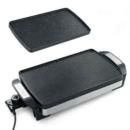 1500W Electric Reversible Grill with Nonstick Cooking Surface