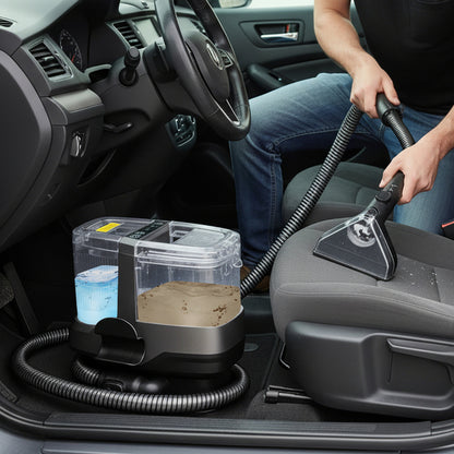1800W Portable Spot Cleaner with Steam-Black