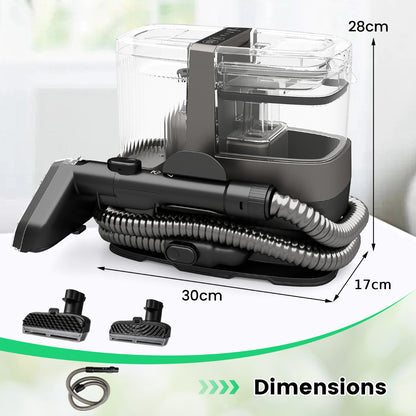 1800W Portable Spot Cleaner with Steam-Black
