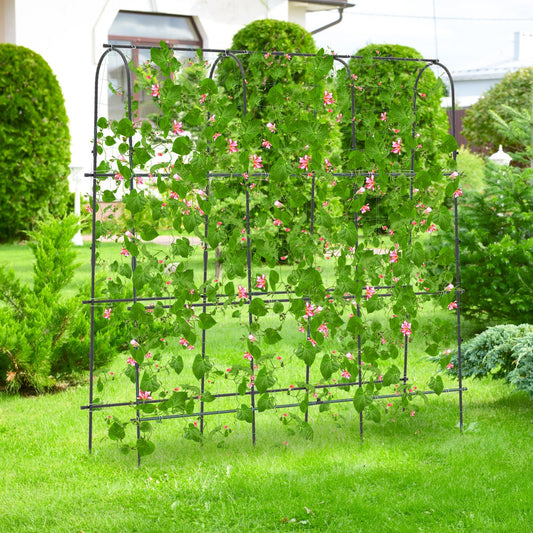 180 x 180 cm U-Shaped Garden Arched Trellis for Climbing Plants