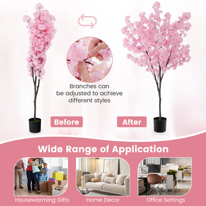 190cm Tall Artificial Cherry Blossom Tree