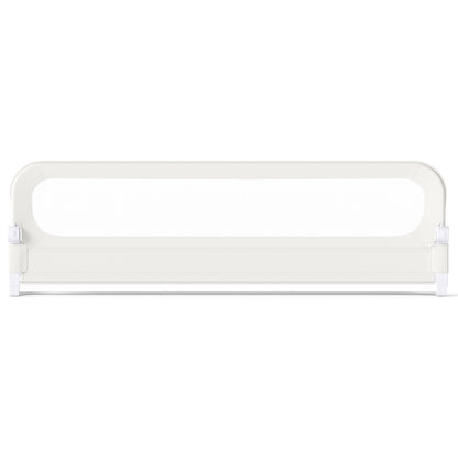 198 cm Long Adjustable Baby Bed Rail Guard with Extra Buckle-White