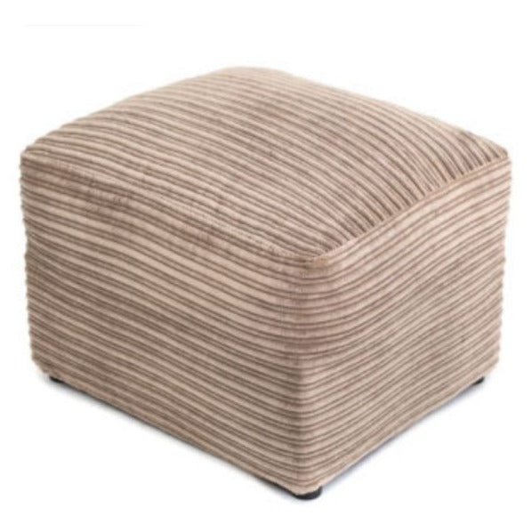 Porto Jumbo Cord Corner Sofa - Grey
