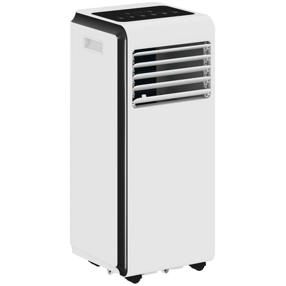 HOMCOM Portable Air Conditioner 9000 BTU, 4-in-1 Air Conditioning Unit with Cooling, Dehumidifier, Fan, Sleep Mode, White