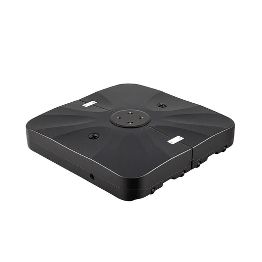 210 KG Outdoor Cantilever Umbrella Base with Wheels-Black