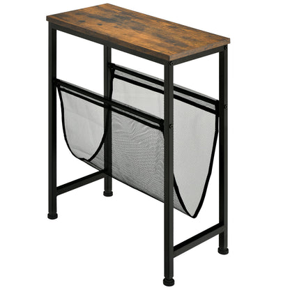 2-Tier Narrow Sofa Side End Table / Laptop Stand