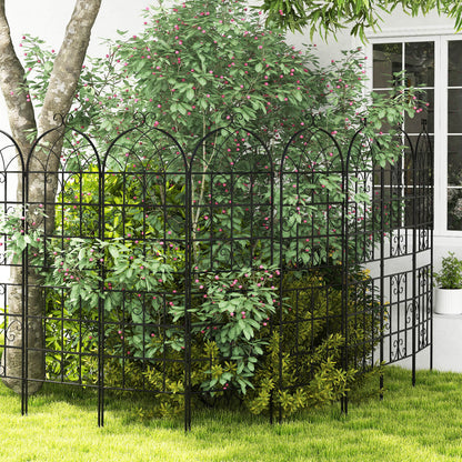2/4 Pack 180 cm x 50 cm Metal Garden Trellis Decorative for Climbing Plants-2 Pack