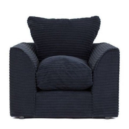 Porto Jumbo Cord Corner Sofa - Brown