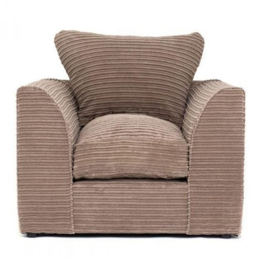 Porto Jumbo Cord Corner Sofa - Grey