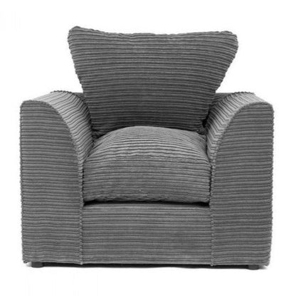 Porto Jumbo Cord Corner Sofa - Brown