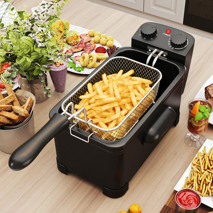 3 Liter 2000W Electric Deep Fryer  with Detachable Frying Basket