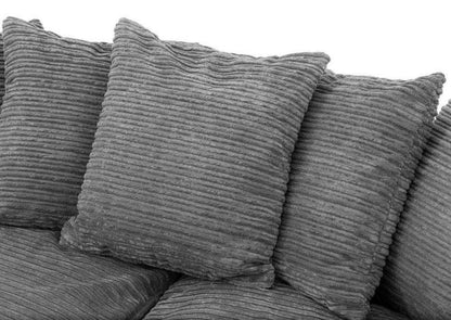 Porto Jumbo Cord 2 Seater Sofa - Brown