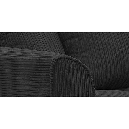 Jamba Double-Padded Fabric Coffee Corner Sofa - 6 Colours Available