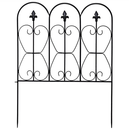 Garden Fencing Panels for Decoration with Arched and Inter-lockable Design