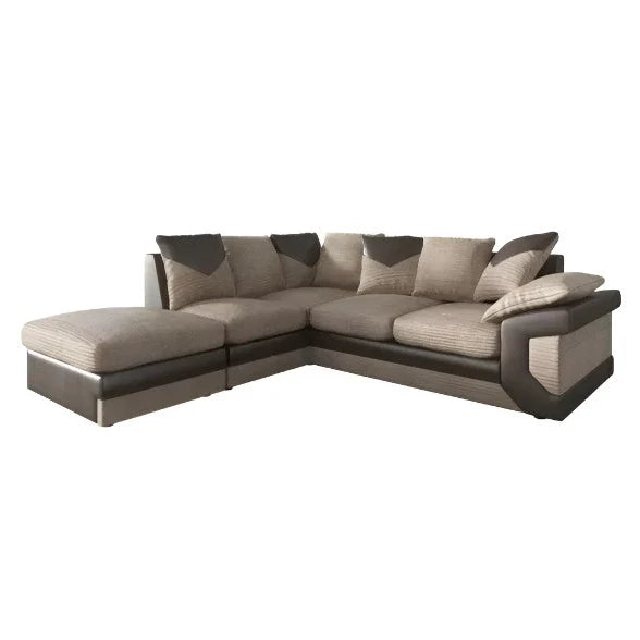 Dino Jumbo Cord Corner Sofa Suite
