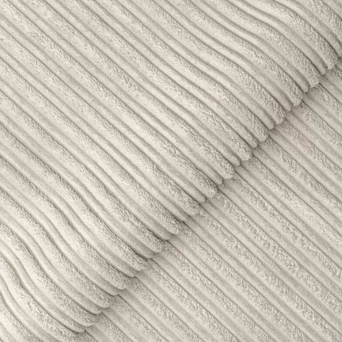 Jamba Double Padded Fabric Cream Corner Sofa - 6 Colours Available