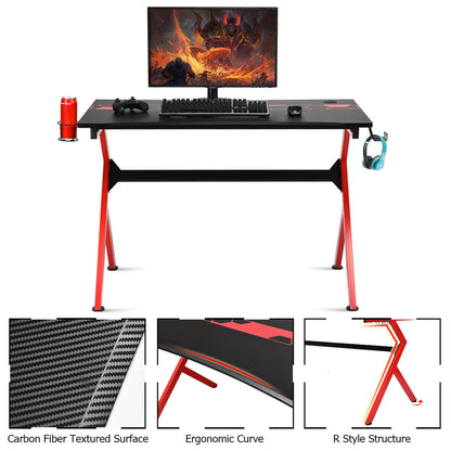 Gaming Computer Desk with Headphones Holder