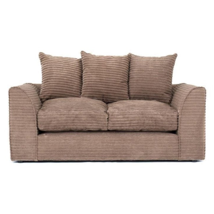 Porto Jumbo Cord Corner Sofa - Grey