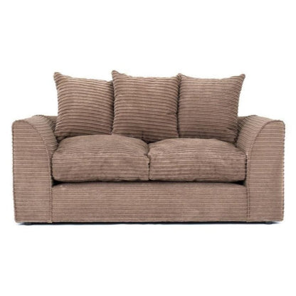 Porto Jumbo Cord Corner Sofa - Grey