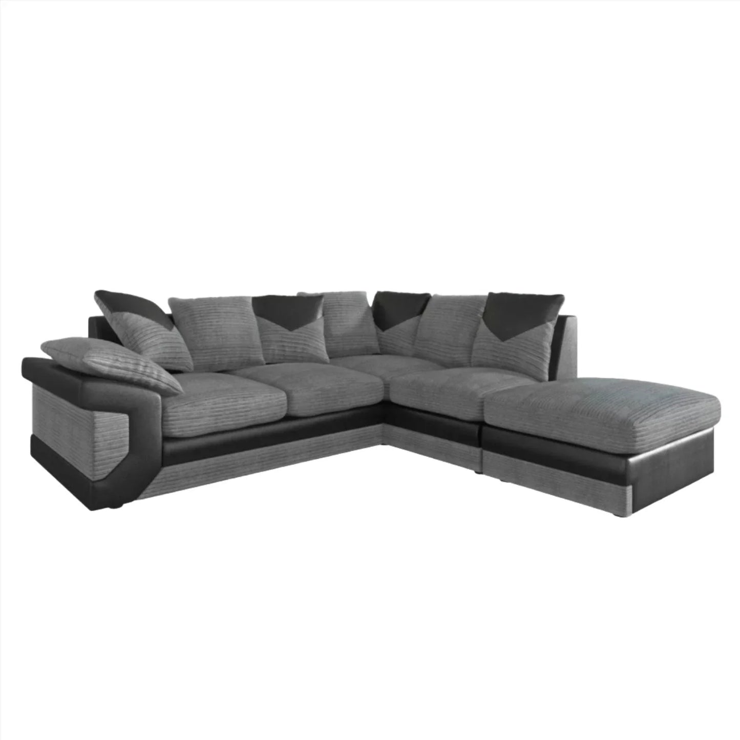 Dino Jumbo Cord Corner Sofa Suite