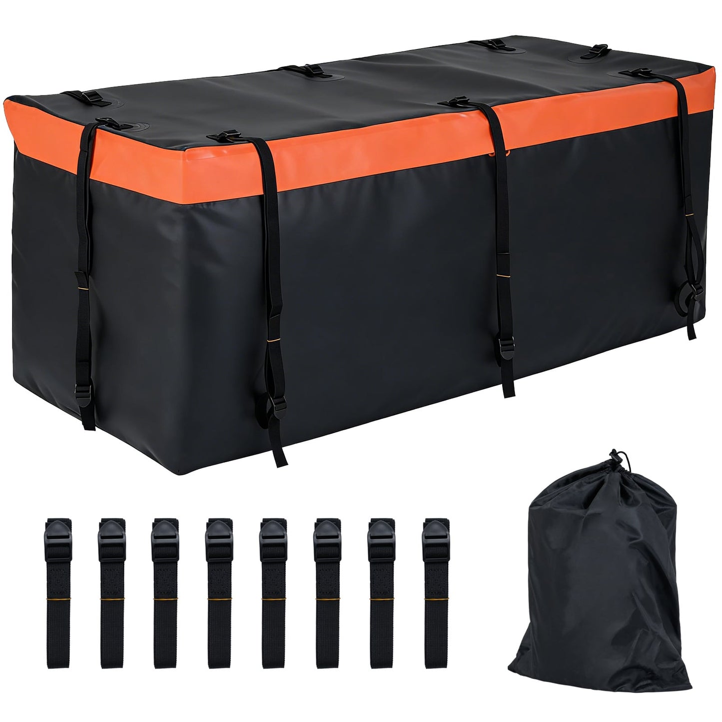 550 L Hitch Mount Cargo Carrier Bag-Orange
