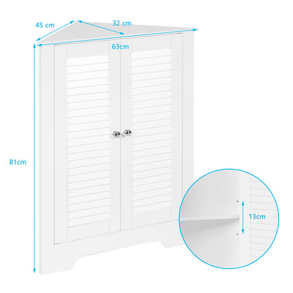 Corner Storage Cabinet Display Unit