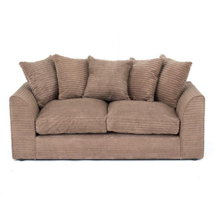 Porto Jumbo Cord Corner Sofa - Grey