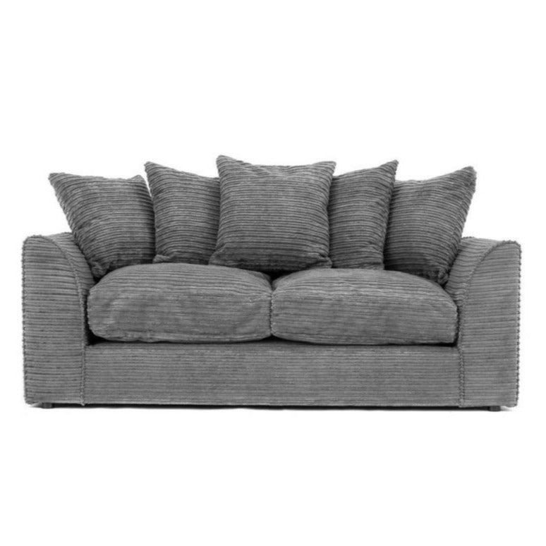 Porto Jumbo Cord Corner Sofa - Brown