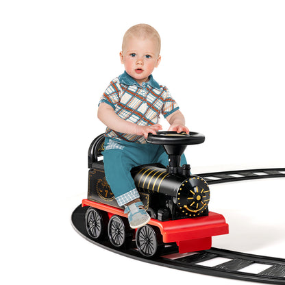 6V Battery Powered Electric Ride On Car for Boys Girls Ages 3+ Years-Black