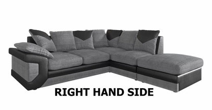 Dino Jumbo Cord Corner Sofa Suite