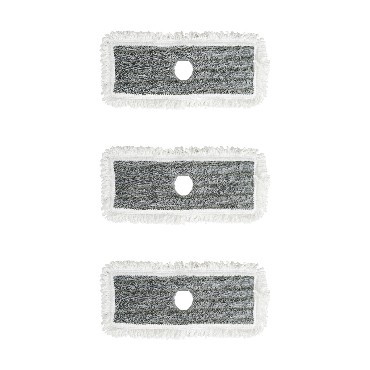 6 Packs Reusable Round/Rectangular Mop Pads Compatible with Sweeper Mops (Not Included)-Size 2