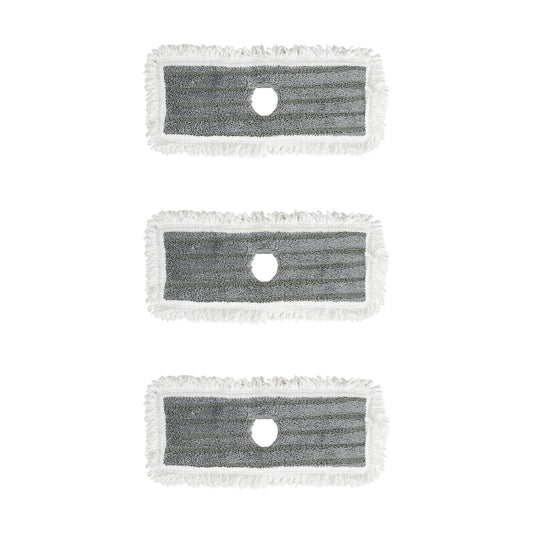 6 Packs Reusable Round/Rectangular Mop Pads Compatible with Sweeper Mops (Not Included)-Size 2