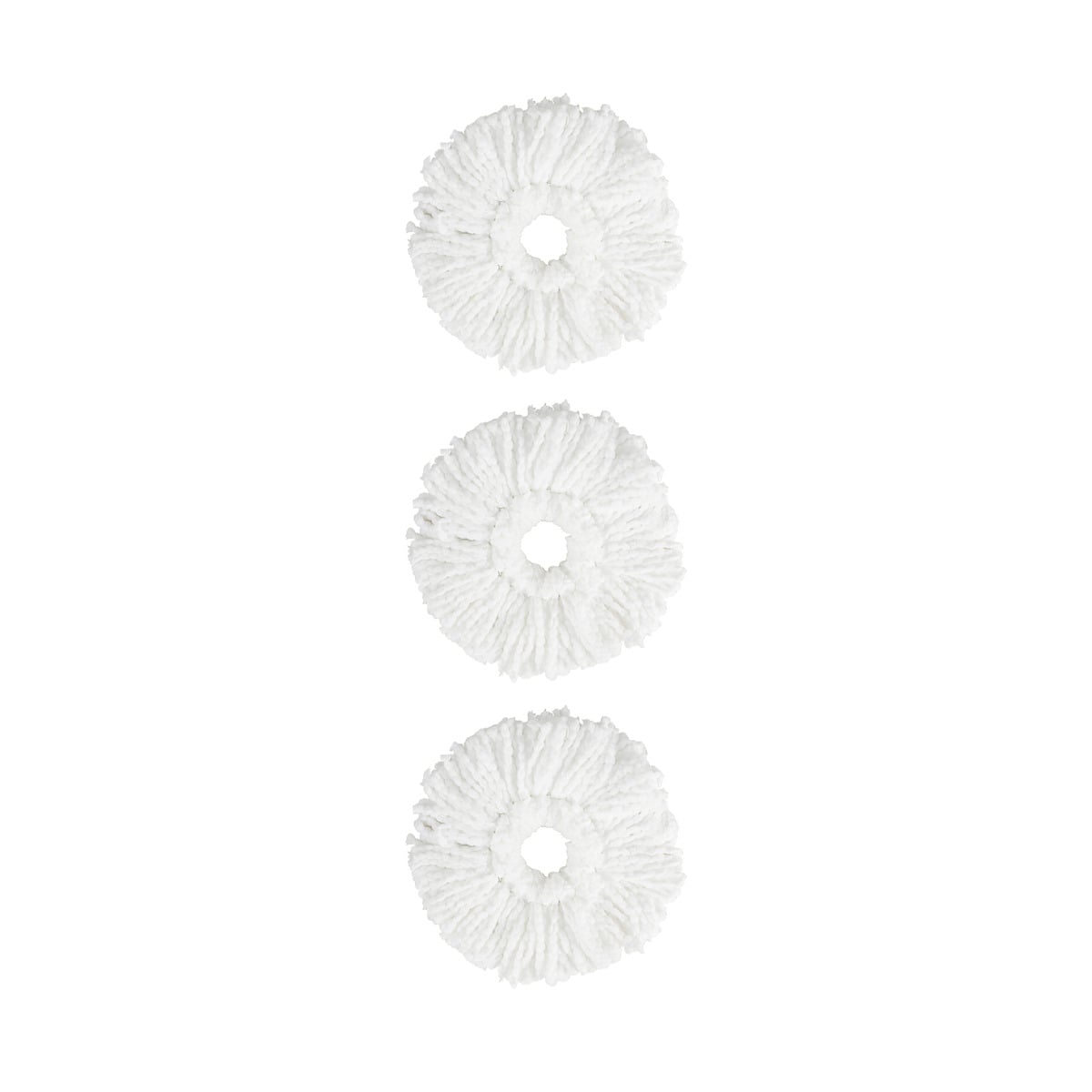 6 Packs Reusable Round/Rectangular Mop Pads Compatible with Sweeper Mops (Not Included)-Size 1