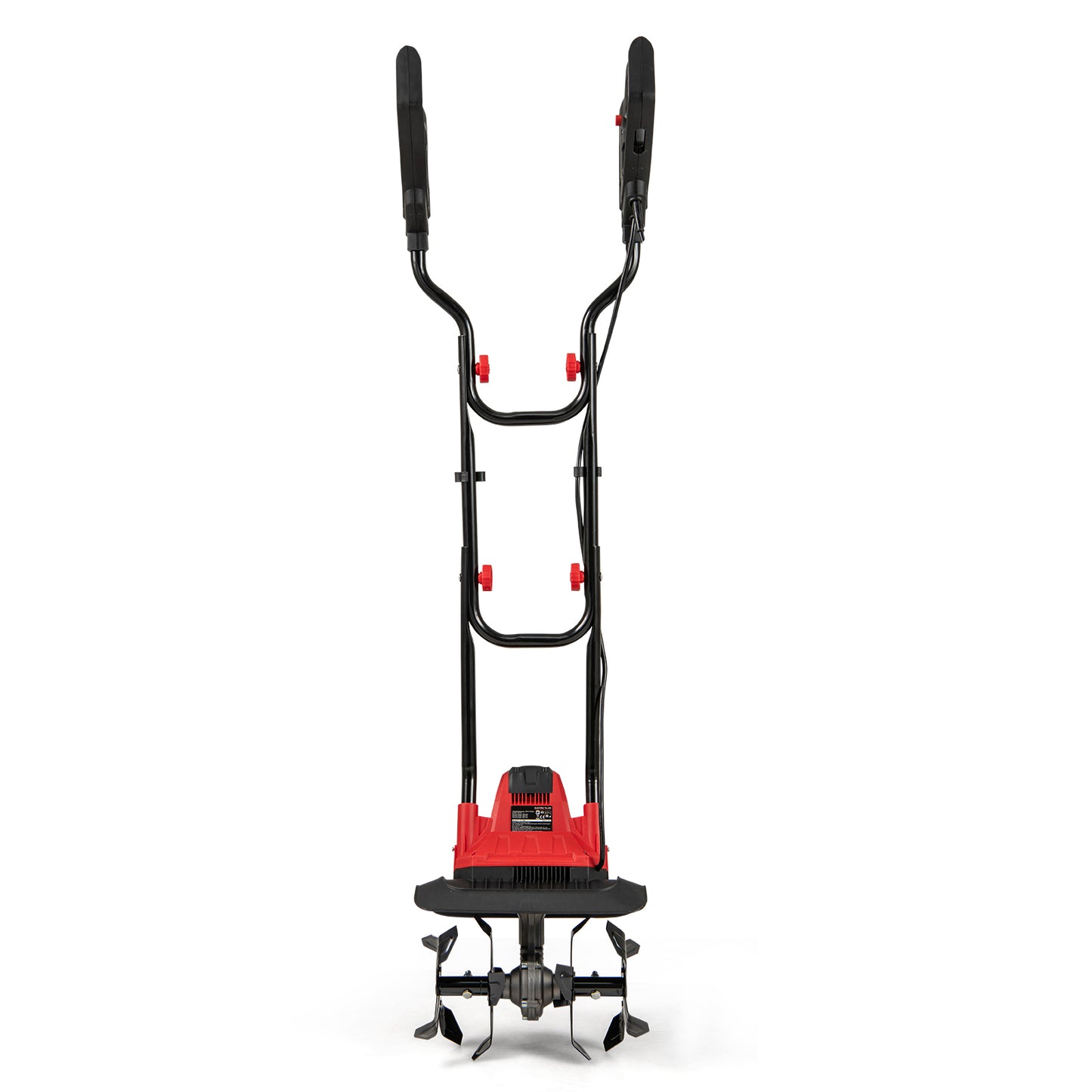 750W Powerful Foldable Garden Rototiller for Lawn Soil Digging-Red