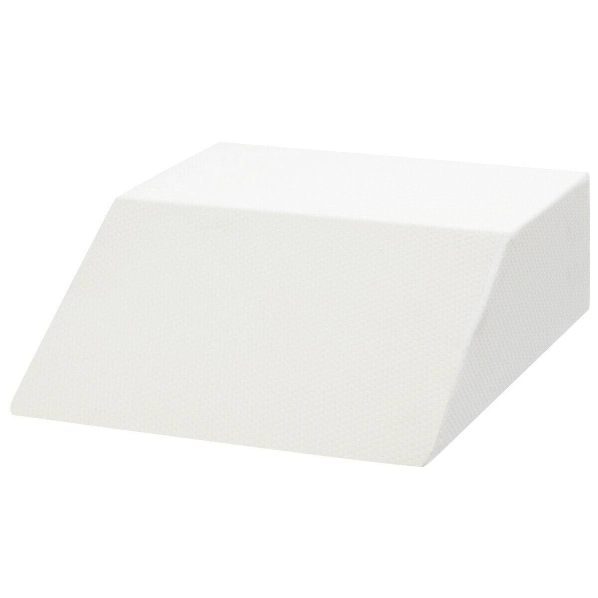 Leg Elevation Pillow with Washable Cover for Sleeping-White