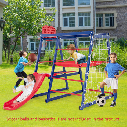7 In 1 Kids Jungle Gym Set for Toddlers Ages 3-7